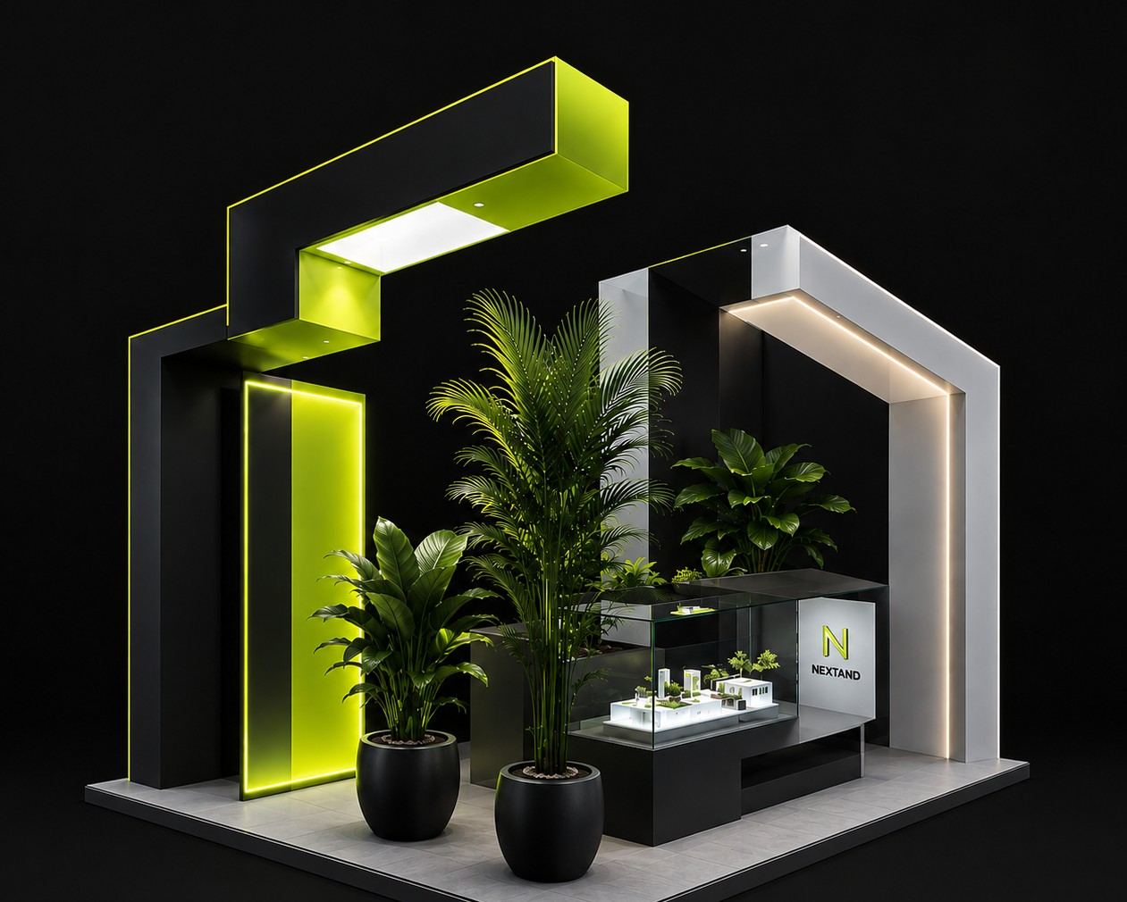 Nextand exhibition stand concept render